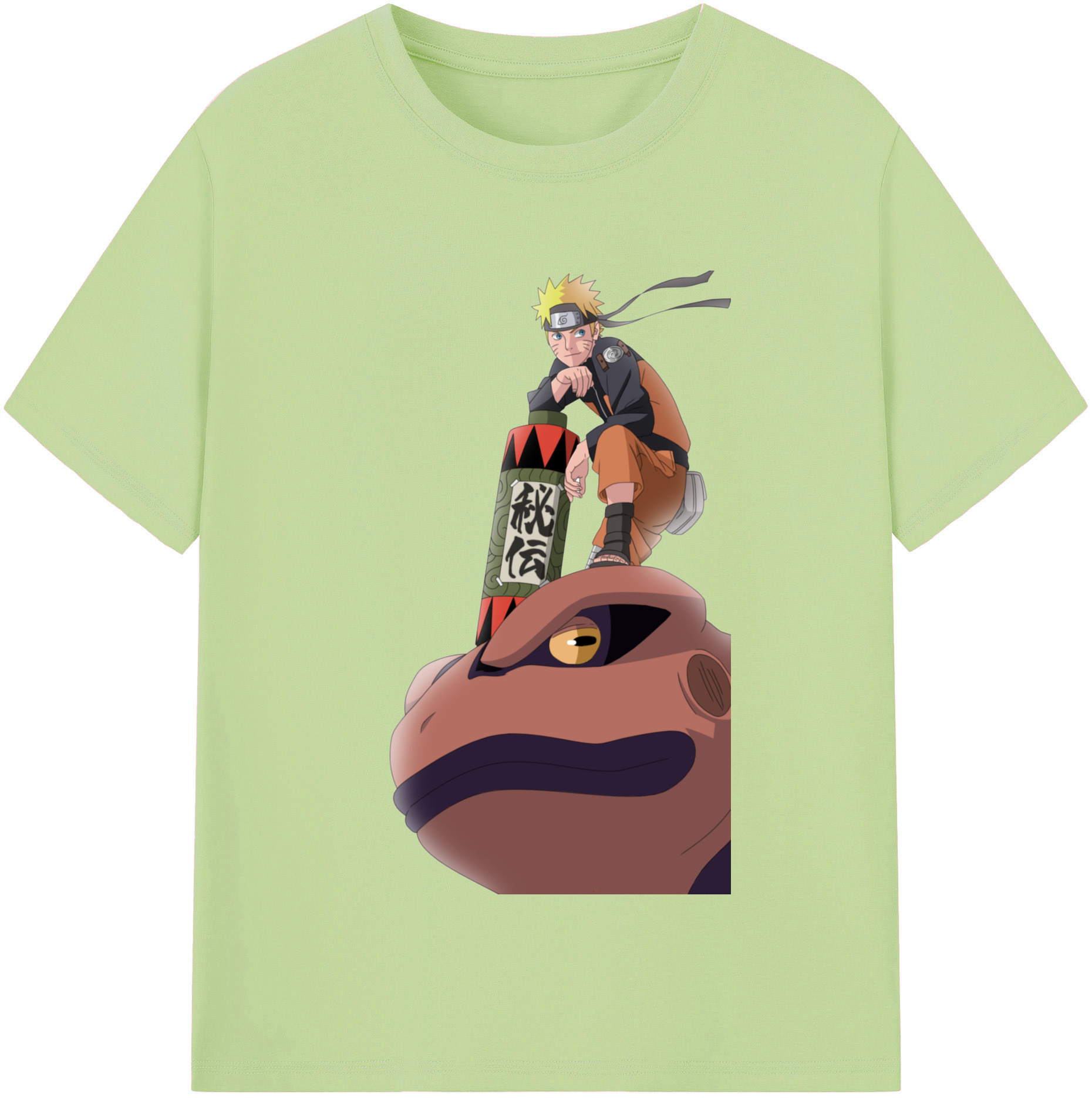 （画像用） NARUTO -ナルト- うずまき ナルト Uzumaki Naruto 綿100％半袖Tシャツ（フロントプリント）